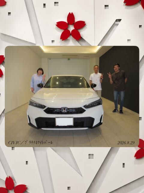 .
PDIセンターさくらテラスでございます🌸🚗✨️
⁡
✿ ┈ ⋯ ┈ ご納車のお客様 ┈ ⋯ ┈ ...